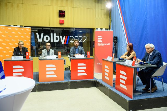 V Českém rozhlase proběhla třetí předvolební debata pražských lídrů | foto: Khalil Baalbaki,  Český rozhlas