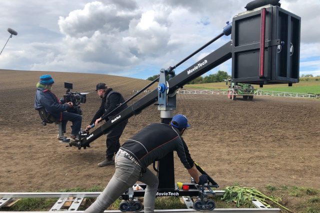 Natáčení filmu Sucho Bohdana Slámy | foto: Vlasta Gajdošíková,  Český rozhlas