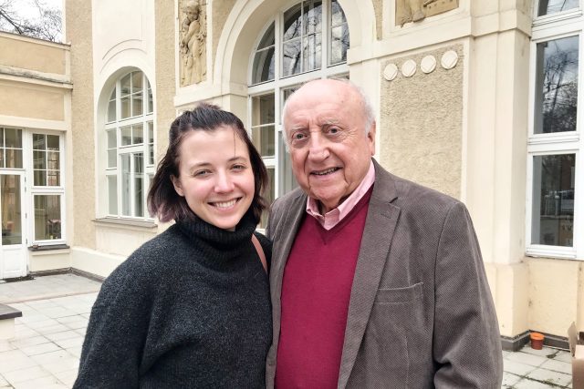 Anna Slováčková a Felix Slováček | foto: Pavel Kozler,  Český rozhlas,  Český rozhlas