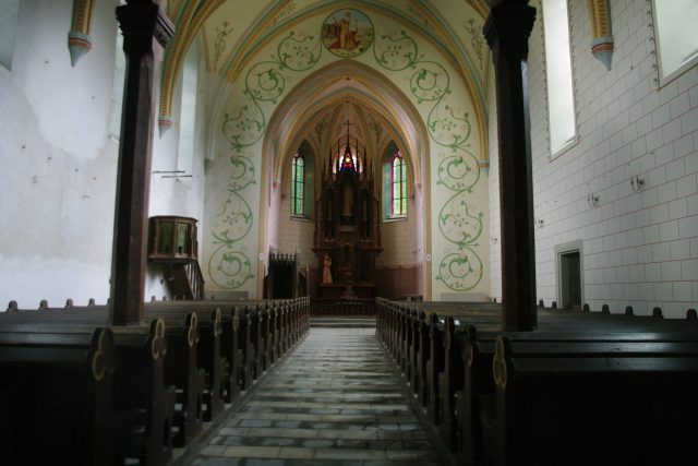 Interiér kostela sv. Jana Křtitele | foto: Miroslav Kobza,  Český rozhlas
