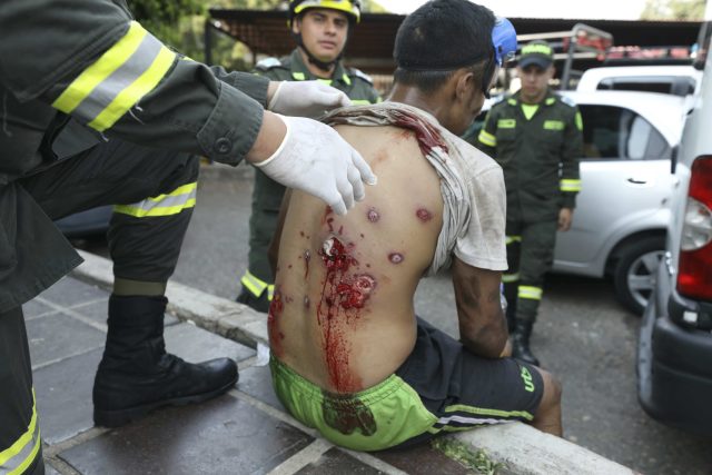 Nevpuštěním humanitární pomoci do země Maduro podle Dity Charanzové porušuje mezinárodní právo. Události posledních let by podle ní měl řešit mezinárodní trestní tribunál | foto: Fernando Vergara,  ČTK/AP