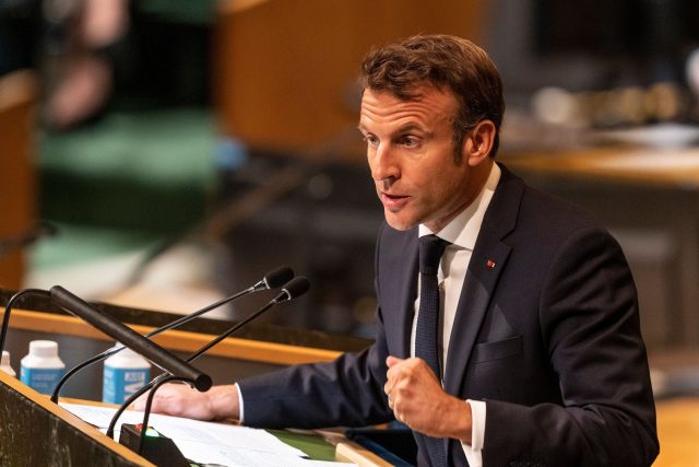 Francouzský prezident Emmanuel Macron | foto: Fotobanka Profimedia