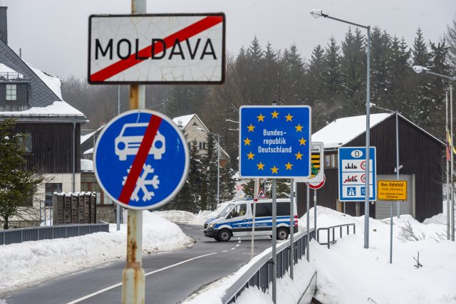 Hranice se Spolkovou republikou Německé  (ilustrační foto) | foto: Ondřej Hájek,  ČTK