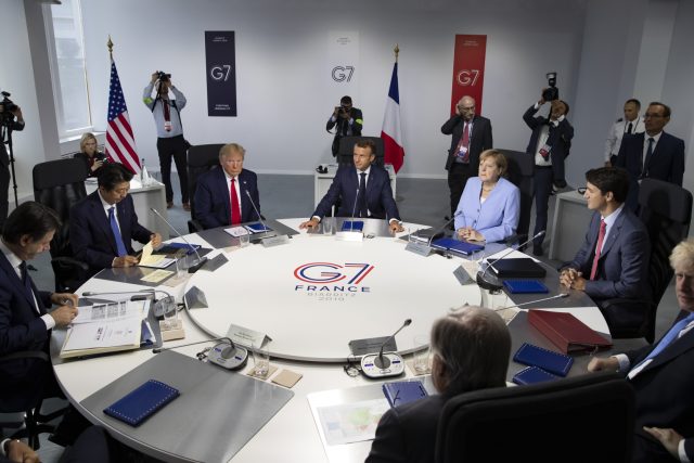 Summit G7 ve francouzském Biarritzu | foto: Ian Langsdon,  ČTK/AP