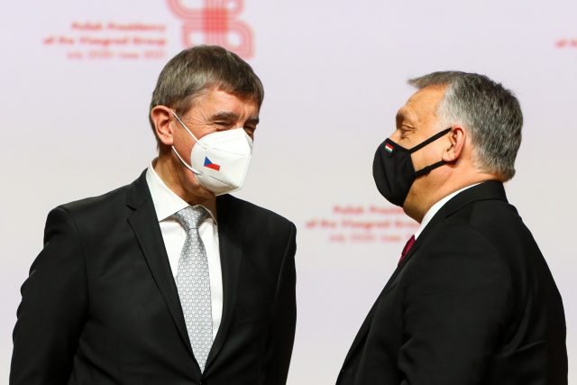 Andrej Babiš  (ANO) a Viktor Orbán | foto: Profimedia