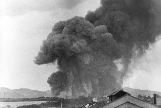 Výbuch v Krásném Březně | foto: Archiv města Ústí nad Labem