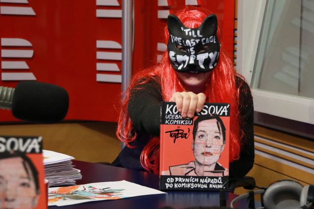 Komiksová autorka a malířka Toy Box vydává učebnici komiksu | foto: Kristýna Hladíková,  Český rozhlas