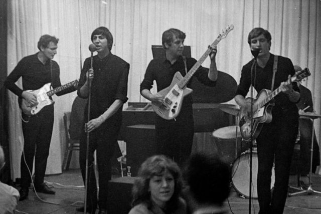 Undertakers v sále na Ořechovce,  rok 1965 | foto:  Archiv Jiřího Odvárky