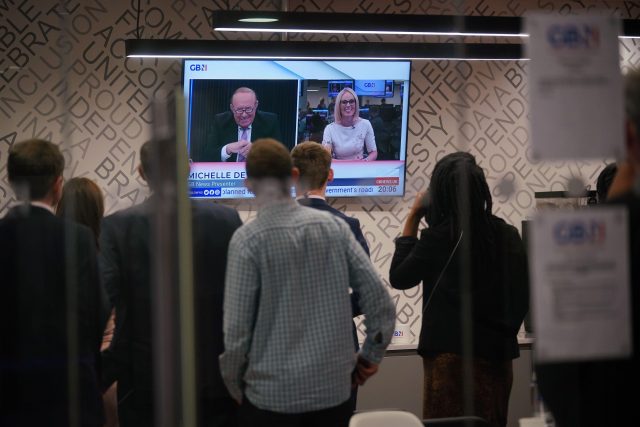 Ve Velké Británii začala vysílat nová zpravodajská televize GB News | foto: Fotobanka Profimedia
