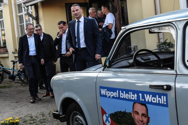 Sebastian Wippel,  kandidát Alternativy pro Německo na primátorka saského města Görlitz | foto: Fotobanka Profimedia