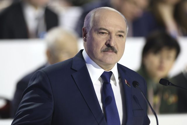 Běloruský prezident Alexandr Lukašenko | foto:  Pavel Orlovsky,  ČTK/AP