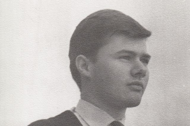 Jiří Kolda jako student vysoké školy v září 1961 | foto: Post Bellum