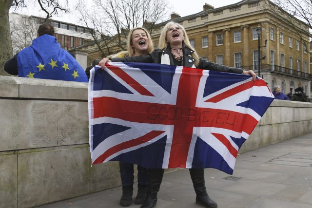 Velká Británie se loučí s Evropskou unií | foto:  Alberto Pezzali,  ČTK/AP