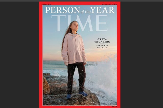 Aktivistka Greta Thunbergová je podle časopisu Time osobností roku | foto: Fotobanka Profimedia