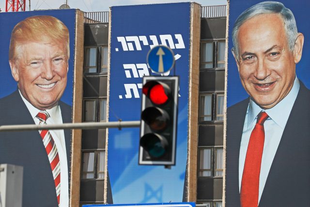 Předvolební kampaň v Izraeli na podzim 2019,  Donald Trump a Benjamin Netanjahu | foto: Fotobanka Profimedia