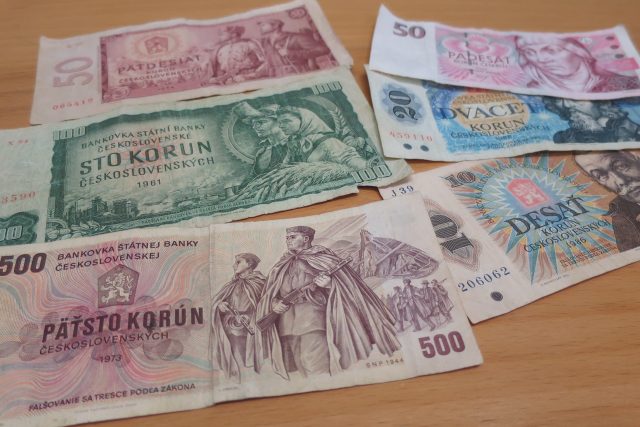 Československá a později česká měna si připomíná 100. výročí od svého vzniku | foto: Milan Baják,  Český rozhlas