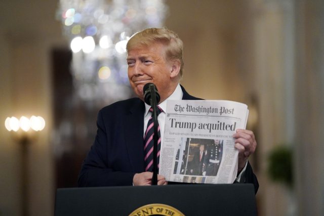Americký prezident Donald Trump | foto: Evan Vucci,  ČTK/AP