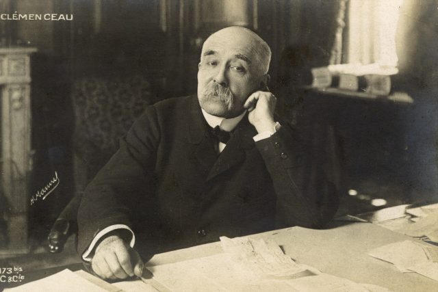 Francouzský premiér Georges Clemenceau  (1841–1929) | foto: Fotobanka Profimedia