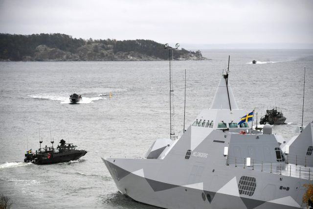 Společné švédsko-finské cvičení námořní pěchoty | foto: Fotobanka Profimedia