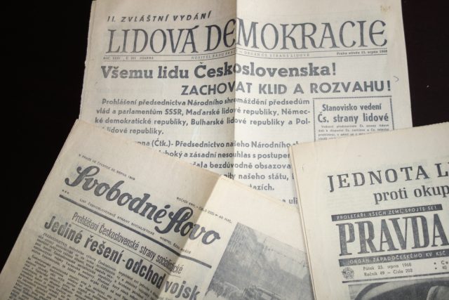 V roce 1968 se cenzura uvolnila. V srpnu noviny mluvily otevřeně o okupaci,  později se vše vrátilo do starých kolejí | foto: Avomaa Pentti