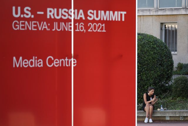 Summit amerického prezidenta Joe Bidena a ruské hlavy státu Vladimira Putina v Ženevě | foto: Fotobanka Profimedia