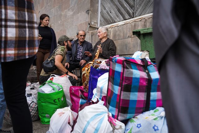 Uprchlíci z Náhorního Karabachu | foto: Profimedia