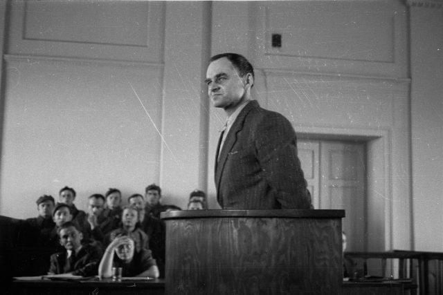 Witold Pilecki před soudem ve Varšavě 3. března 1948 | foto: Fotobanka Profimedia