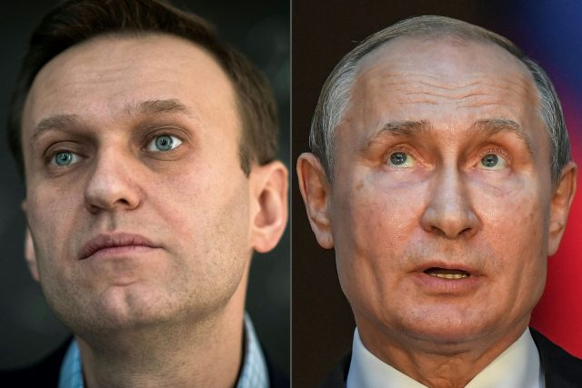 Ruský opoziční politik Alexej Navalnyj a ruský prezident Vladimir Putin | foto: Fotobanka Profimedia