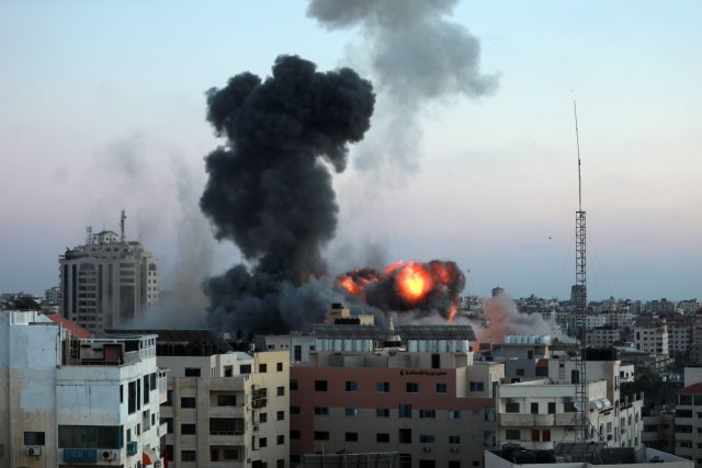 Izraelsko-palestinský konflikt - následky střel v pásmu Gazy | foto: Fotobanka Profimedia