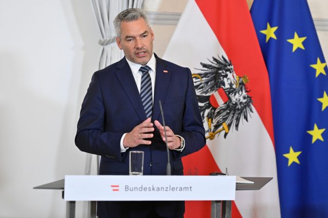 Rakouský kancléř Karl Nehammer | foto: Fotobanka Profimedia
