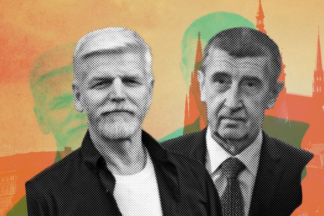 Finalisté prezidentské volby Petr Pavel a Andrej Babiš | foto: Vladimír Staněk,  Český rozhlas