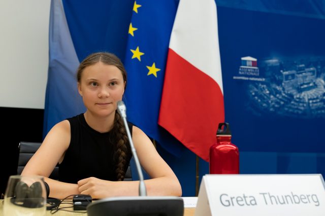 Aktivistka Greta Thunbergová v Paříži | foto: Fotobanka Profimedia