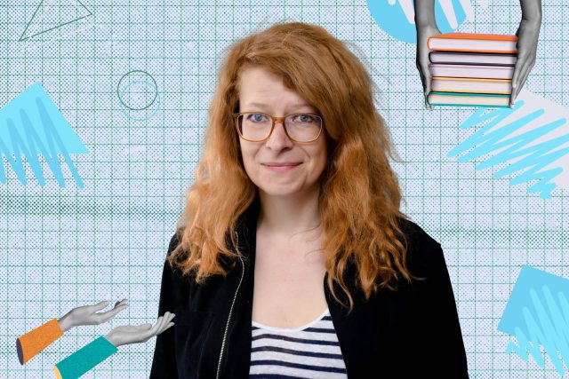 Hana Dufková v pořadu Reparát | foto: Kateřina Cibulka,  Český rozhlas Plus