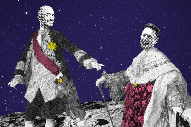 Vesmírní baroni. Elon Musk,  Jeff Bezos a tažení za osídlením vesmíru | foto: Soňa Daňková