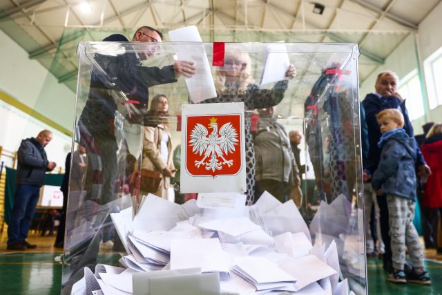Parlamentní volby v Polsku | foto: Fotobanka Profimedia
