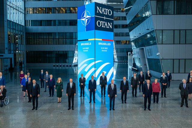 Lídři zemí NATO na summitu v roce 2021 | foto: Profimedia