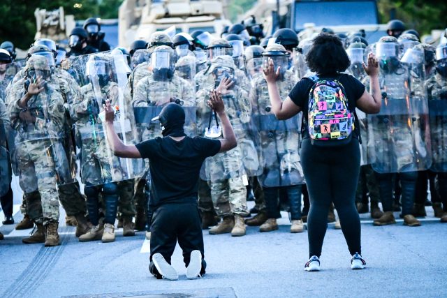 Protesty v Atlantě po smrti George Floyda  (fotografie z 1. června) | foto: Fotobanka Profimedia