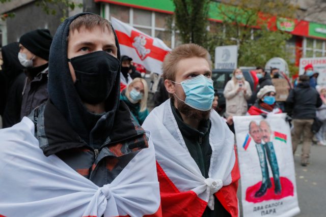 Protesty v Minsku pokračují | foto: Fotobanka Profimedia