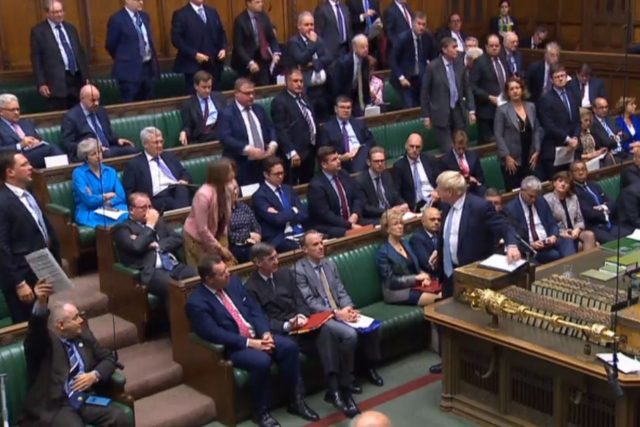 Premiér Boris Johnson představil svůj brexitový plán sněmovně | foto: Fotobanka Profimedia