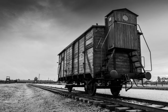 Vagón,  který vozil vězně do koncentračního tábora v Osvětimi | foto: Profimedia