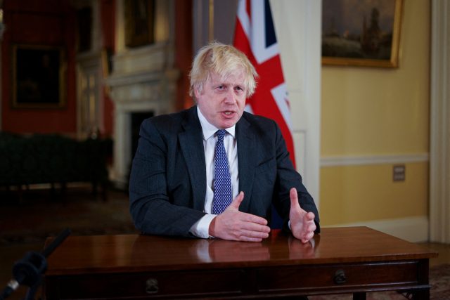 Britský premiér Boris Johnson | foto: Kirsty O&#039;Connor,  Reuters