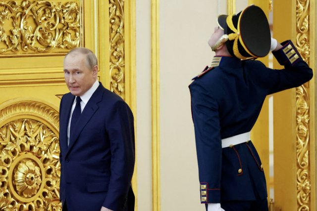 Vladimir Putin v Kremlu | foto: Reuters