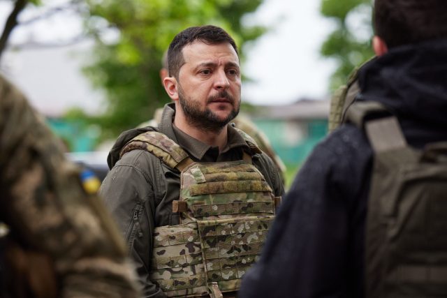 Volodymyr Zelenskyj v Charkově | foto: Reuters