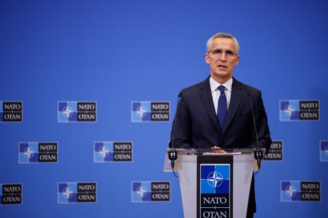 Jens Stoltenberg,  generální tajemník NATO | foto: Johanna Geron,  Reuters