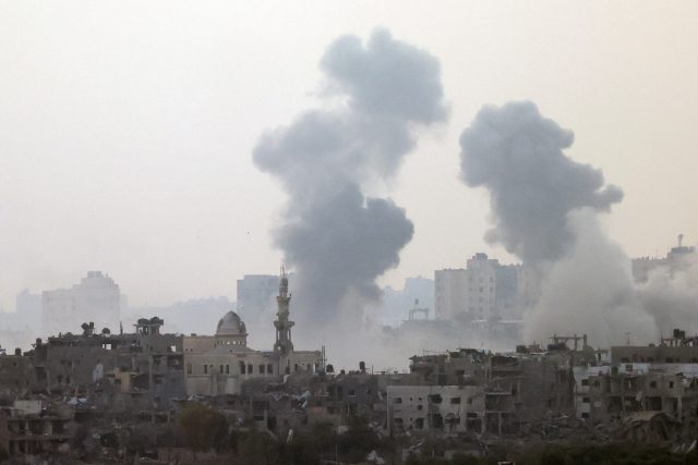 Izrael zahájil dosud nejrozsáhlejší úder na pásmo Gazy od teroristického útoku Hamásu | foto: Violeta Santos Moura,  Reuters