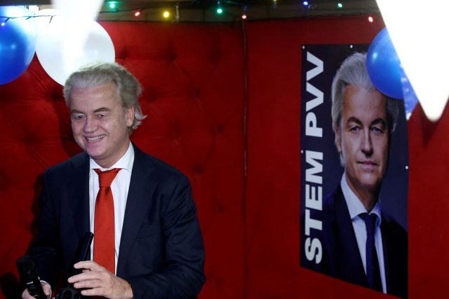 Předseda Strany pro svobodu Geert Wilders | foto:  Yves Herman,  Reuters