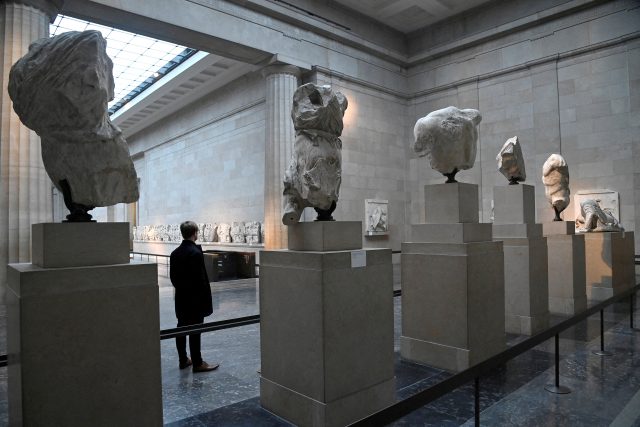 Elginovy mramory v Britském muzeu | foto: Reuters