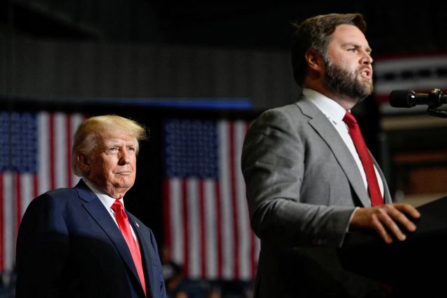 Trump si vybral senátora J. D. Vance jako svého kandidáta na viceprezidenta | foto: Gaelen Morse,  Reuters