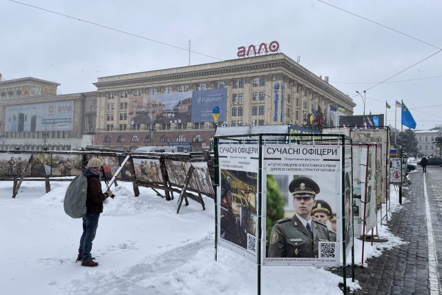 Ukrajinský prezident Volodymyr Zelenskij prohlásil,  že okupace Charkova by byla počátkem velkého konfliktu | foto: Martin Dorazín,  Český rozhlas