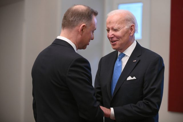 Joe Biden na jednání východních zemí NATO ve Varšavě | foto: Profimedia